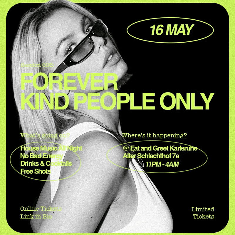Flyer: Session 006, Sat · May 16, 2026 – Eat and Greet, Karlsruhe